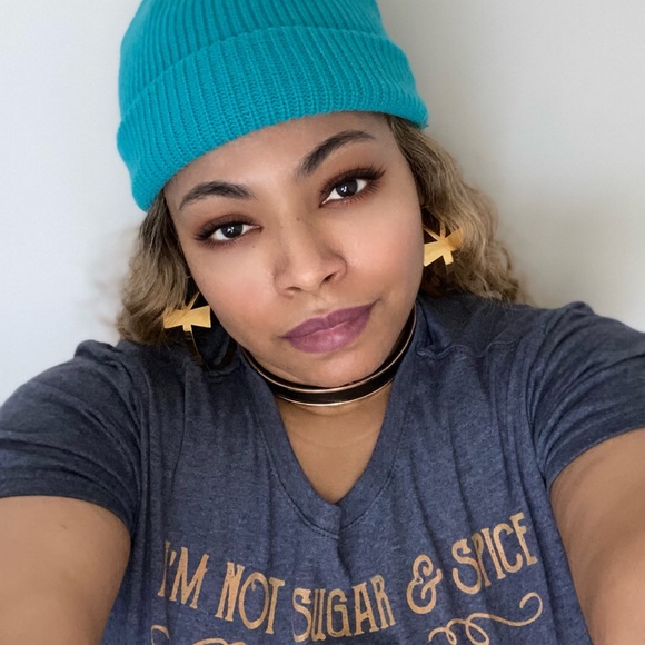 👗 NWT “Reminds Me of Tiffany’s” Blue Beanie Hat 👗 - Picture 1 of 11